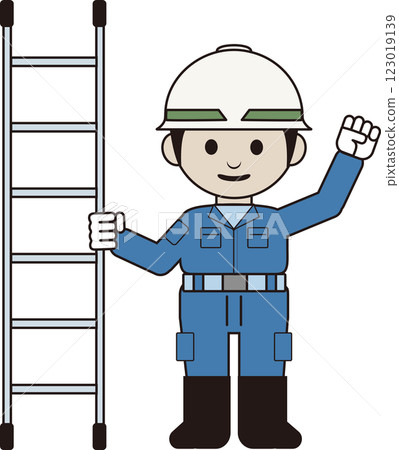 圖示為工人在上車或下車前檢查車輛 123019139