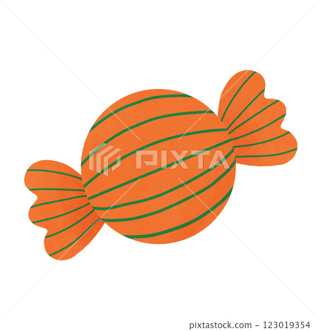 圓形糖果（橘色） 123019354