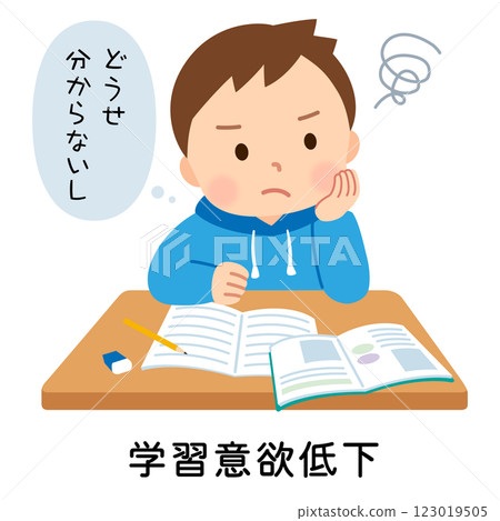 Children with low motivation to learn and who don't understand their studies Children with low motivation to learn and who don't understand their studies 123019505
