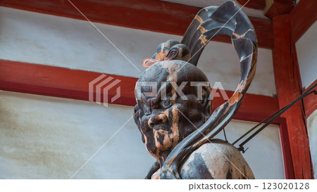Komokuten Nio Guardian Statue at Daigo-ji Temple, Kyoto 123020128