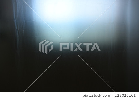 white plastic curtain texture in bathroom, scary scene 123020161