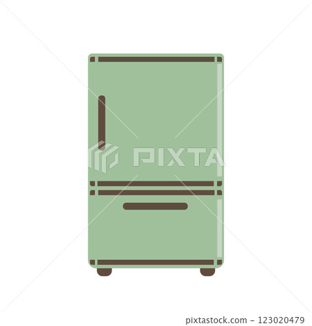 A simple and stylish refrigerator illustration 123020479