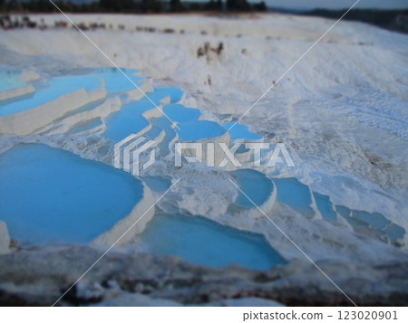 Türkiye Pamukkale diorama style Türkiye Pamukkale diorama style 123020901