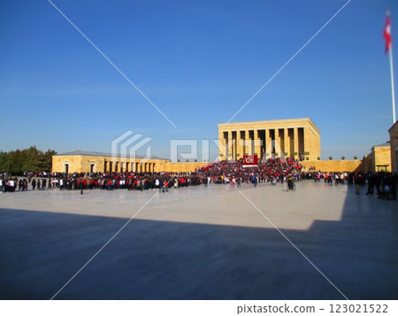 Turkey, Ankara, Ataturk's Mausoleum, Diorama Style 123021522