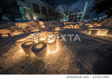 Hokkaido, Otaru, Snow Light Path, Ice Candles, Winter, Otaru Canal 123021992