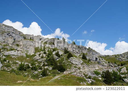 Scenery from a trekking course in Switzerland 123022011