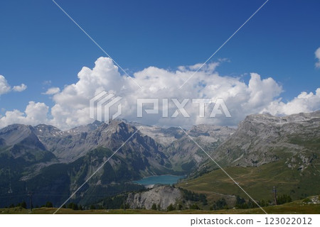 Scenery from a trekking course in Switzerland 123022012