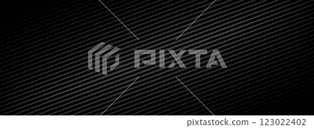 Black oblique straight line background. Elegant dark linear abstract wallpaper. Luxury stripe gradient texture. Grey diagonal line backdrop for flyer, banner, poster, cover, presentation. Vector Black oblique straight line background. Elegant dark linear abstract wallpaper. Luxury stripe gradient texture. Grey diagonal line backdrop for flyer, banner, poster, cover, presentation. Vector 123022402