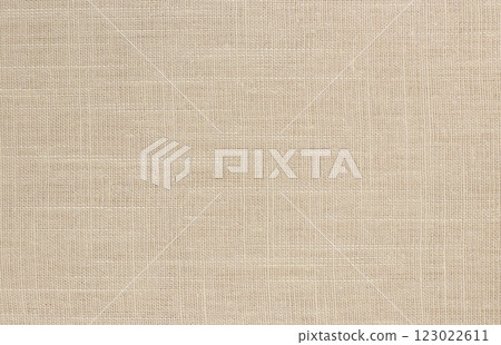 Brown linen fabric texture background, seamless pattern of natural textile. 123022611