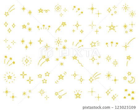 Vector illustration set of hand drawn glitter ornaments. Hand drawn, stars, glitter, ornaments Vector illustration set of hand drawn glitter ornaments. Hand drawn, stars, glitter, ornaments 123023109