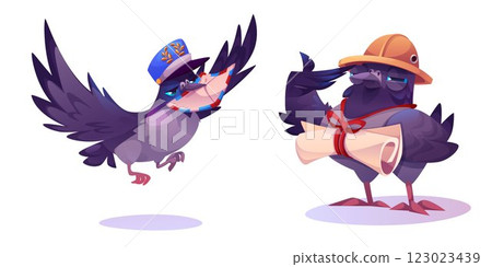 Grey mail carrier pigeon characters Grey mail carrier pigeon characters 123023439