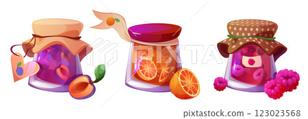 Home made preservation jars with fruits Home made preservation jars with fruits 123023568