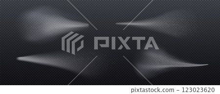 Vector water spray mist collection 123023620