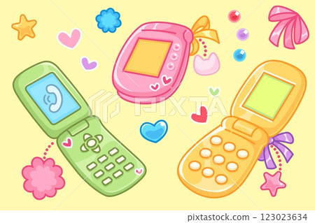 Y2k retro mobile phones set Y2k retro mobile phones set 123023634