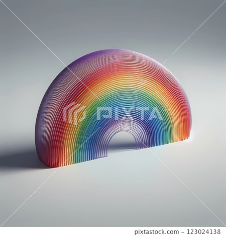 Sculptural Rainbow 123024138