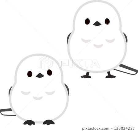 長尾山雀的變形插圖 123024255