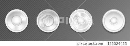 Minimalistic speaker cones in white color Minimalistic speaker cones in white color 123024455