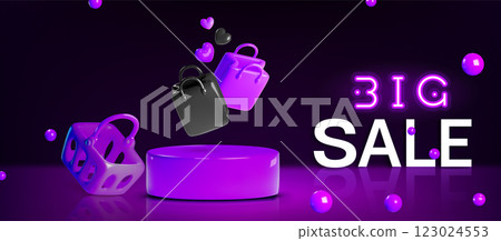 3d black podium background for product sale banner 3d black podium background for product sale banner 123024553