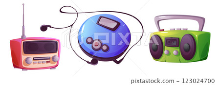 Retro music devices 123024700