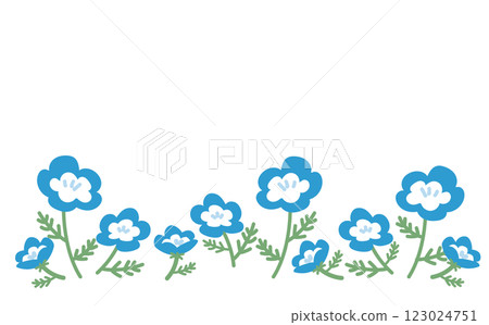 許多粉蝶的插圖素材 123024751