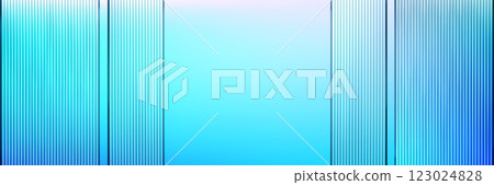 Ribbed glass panels with gradient blue color. Ribbed glass panels with gradient blue color. 123024828