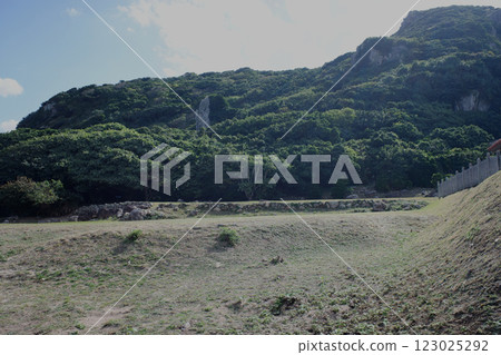 Okinawa Prefecture, Izena Island, Izena Castle Ruins Lower Part 123025292