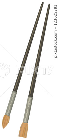 Paint brush painting vector material 123025293