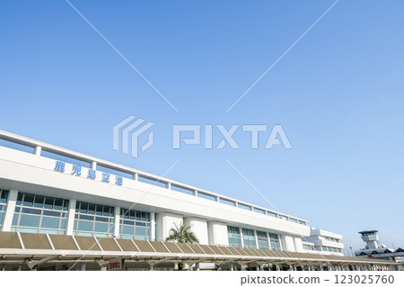 Kirishima City, Kagoshima Prefecture, Kagoshima Airport in fine weather 123025760