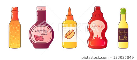 Spice bottle for food. Seasoning dressing jar Spice bottle for food. Seasoning dressing jar 123025849