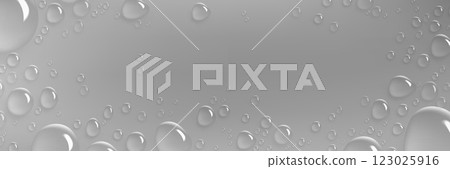 Water drops on gray background Water drops on gray background 123025916