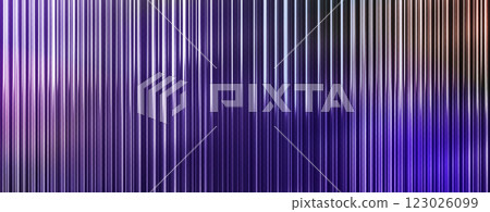 Ribbed glass background with holographic stripe Ribbed glass background with holographic stripe 123026099