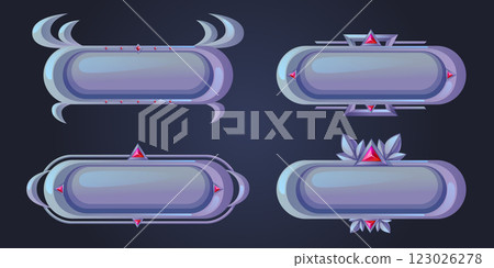 Game button magic set 123026278