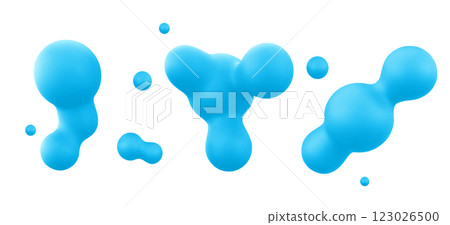 3D blob shapes collection 3D blob shapes collection 123026500