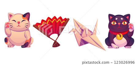 Japanese cultural symbols Japanese cultural symbols 123026996