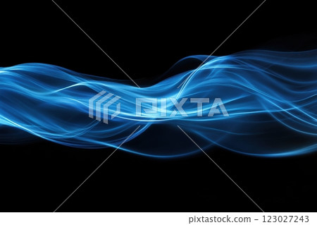 Dynamic blue light waves abstract background digital art dark environment close-up fluid motion Dynamic blue light waves abstract background digital art dark environment close-up fluid motion 123027243