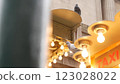 New York City Grand Central Terminal 42 street, Manhattan, USA. Yellow taxi kiosk telephone call box 123028022
