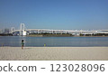 Odaiba Rainbow Bridge 123028096
