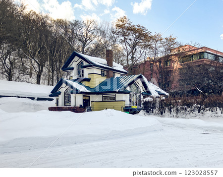 Former Oguma Residence, diagonal front view, Chuo-ku, Sapporo City, Yuki, designed by Yoshiya Tagami 123028557