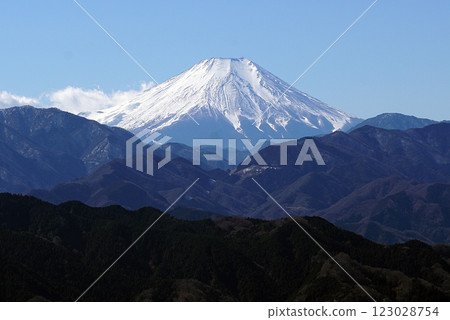 Mt.FUJI (View of Mt.Fuji from the summit of Mt.Takao) Mt.FUJI (View of Mt.Fuji from the summit of Mt.Takao) 123028754