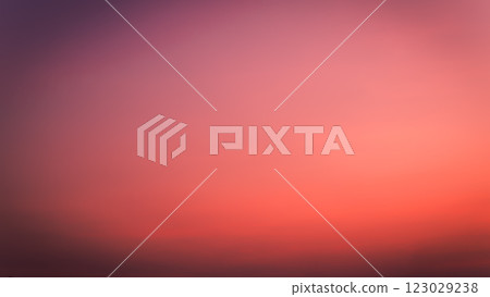 Colorful evening sky, Background image of sky gradient with beautiful pastel pink and orange and purple in the evening as the sun sets, Colorful clouds in summer, Peaceful and beautiful sunset. Colorful evening sky, Background image of sky gradient with beautiful pastel pink and orange and purple in the evening as the sun sets, Colorful clouds in summer, Peaceful and beautiful sunset. 123029238