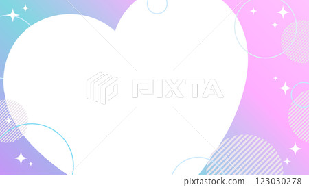 波普愛心閃光背景 [16：9 材質系列] 123030278
