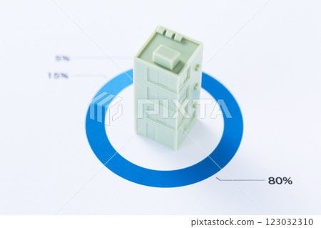 百分比和比率業務圖表和帳單 123032310