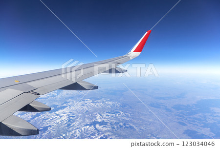 View from an airplane 123034046