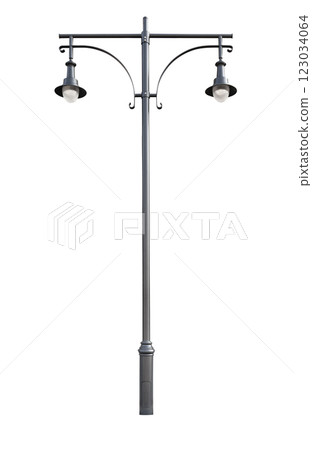Street lamppost, isolated 123034064