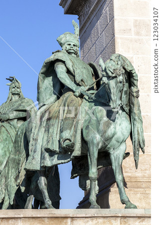 Chieftains of Hero's Square, Budapest 123034107