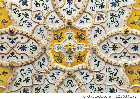 Ceiling of Museum of Applied arts in Budapest Ceiling of Museum of Applied arts in Budapest 123034152