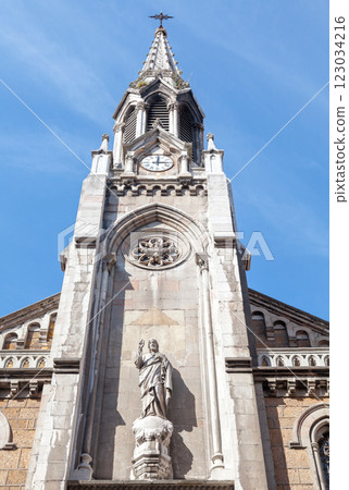 Church of Sacred Heart of Jesus in Oviedo, Spain 123034216