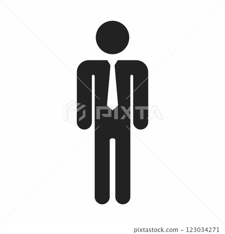 bussinesman flat style vector icon bussinesman flat style vector icon 123034271