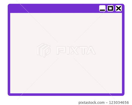 Simple web-style frame (purple and white) 123034656