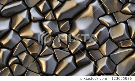 Metal abstract silver stripe pattern, iron background 3d  123035986